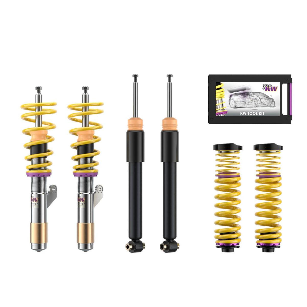 KW Coilover Kit V1 for 05/2013+ BMW 3 Series Gran Turismo (F34)