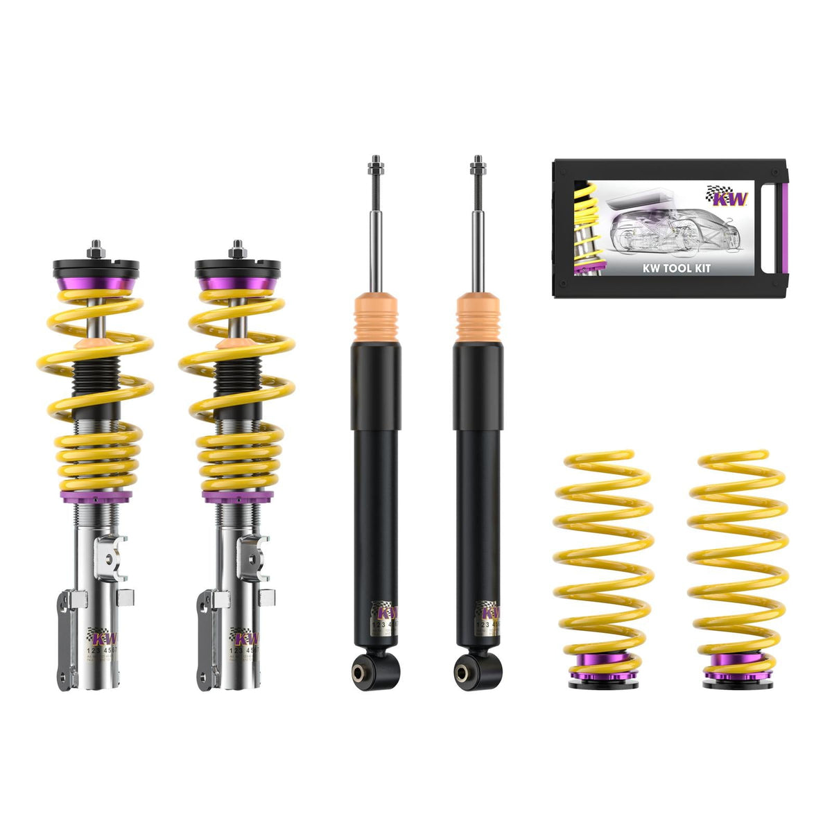 KW Coilover suspension V1 inox for Hyundai I20 (BC3) 08/2020-