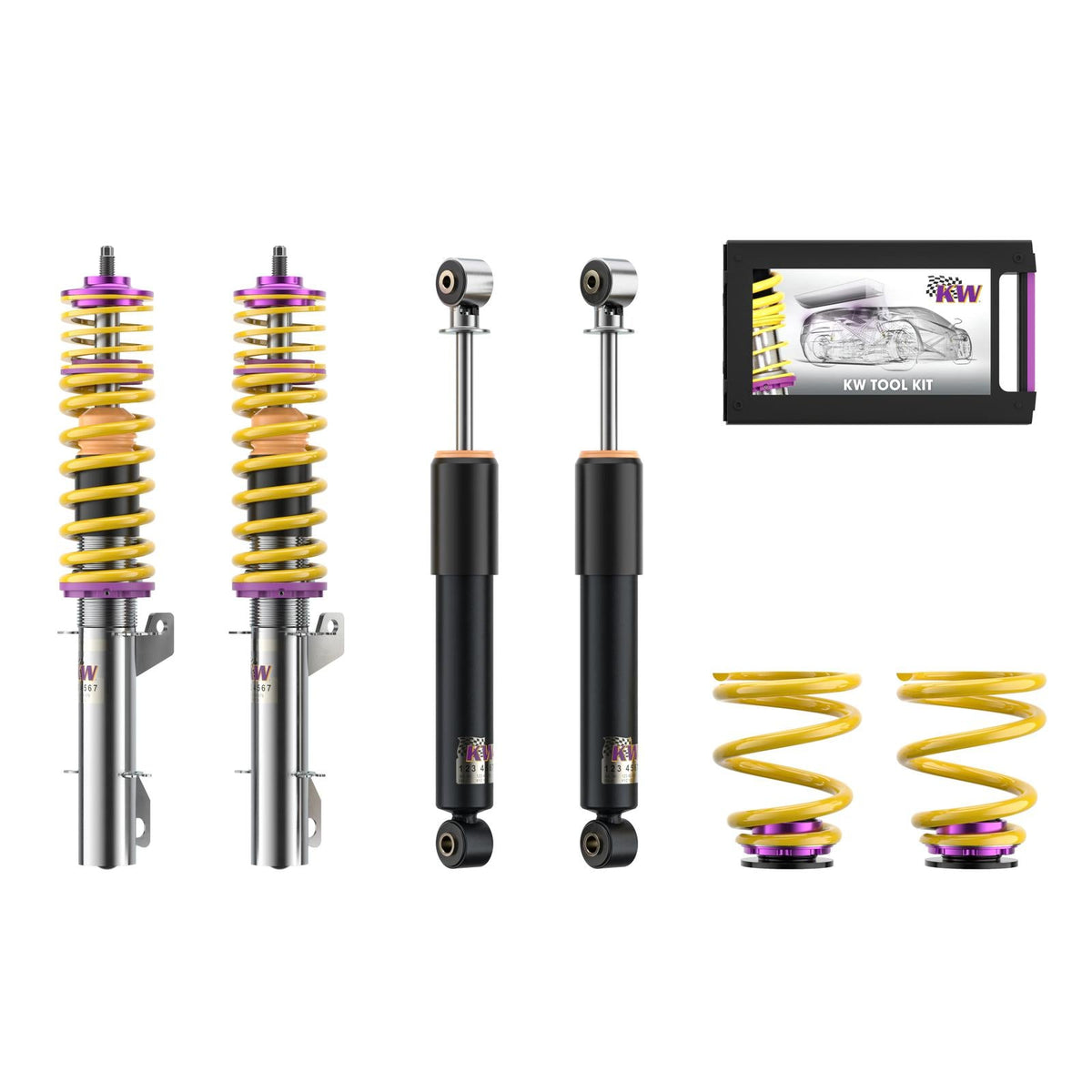 KW Coilover Kit V2 for 10/1998-05/2003 Audi A3 (8L1)