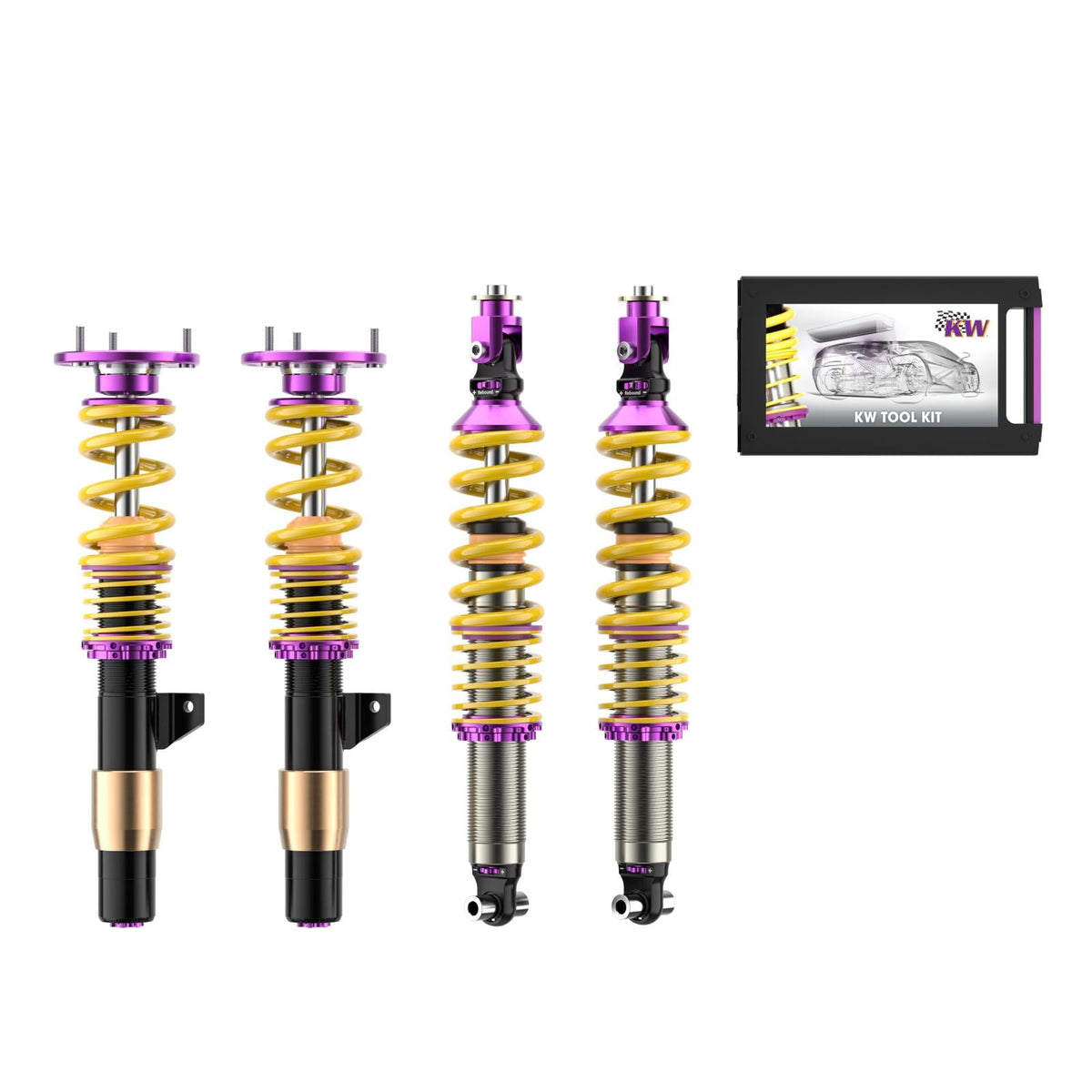 KW Coilover suspension V3 racing for Renault Clio III (BR0/1, CR0/1) 01/2005-12/2014