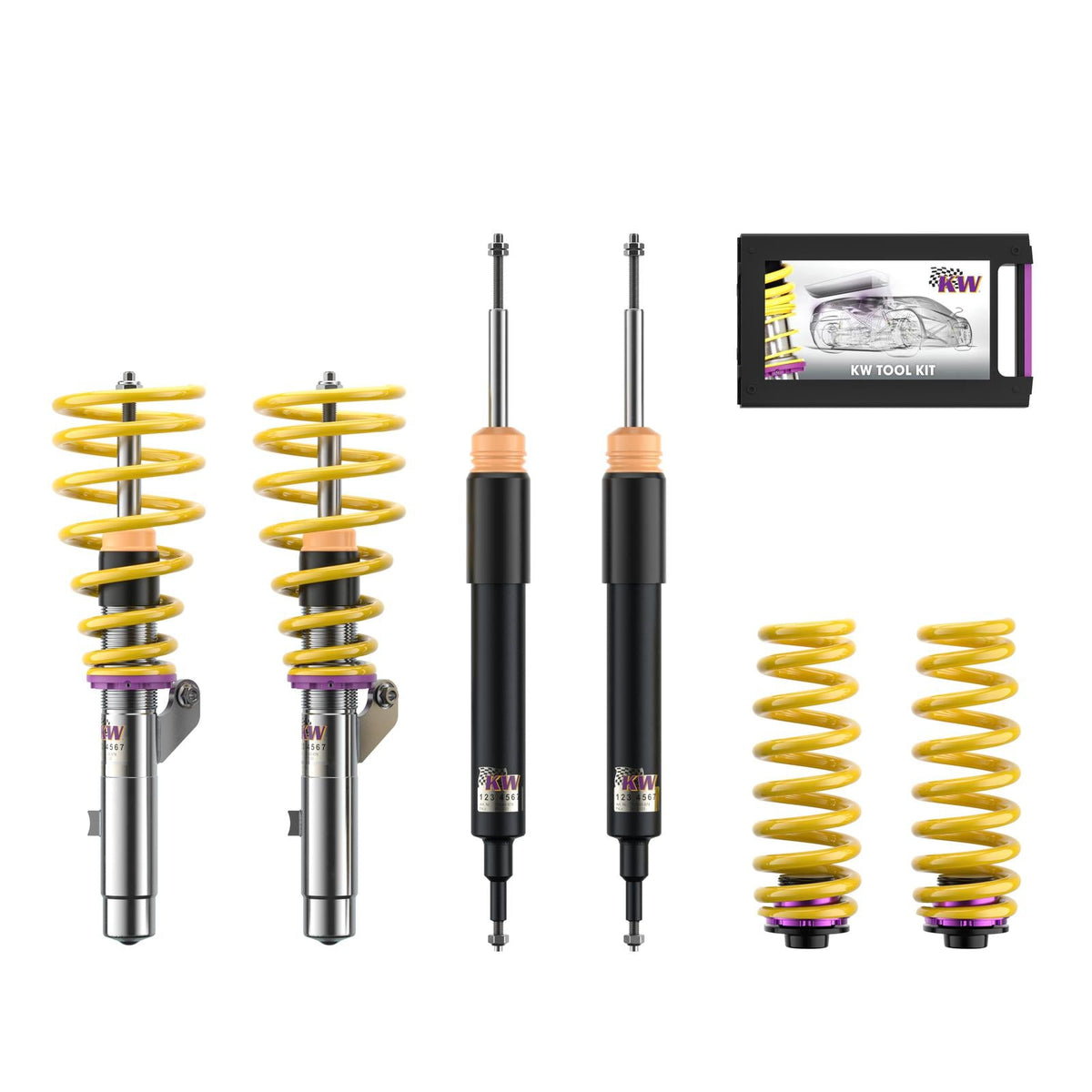 KW Coilover Kit V2 Comfort for 09/2006+ BMW 3 Series Coupe (E92)