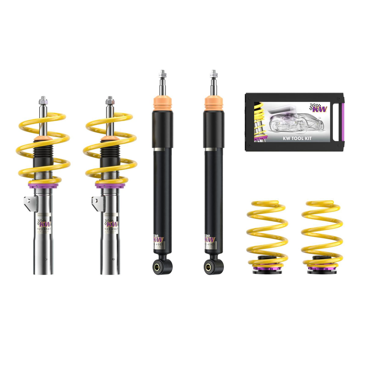 KW Coilover Kit V2 Comfort for 03/2014+ Mini (F56) w/ Deactivation For Electronic Dampers