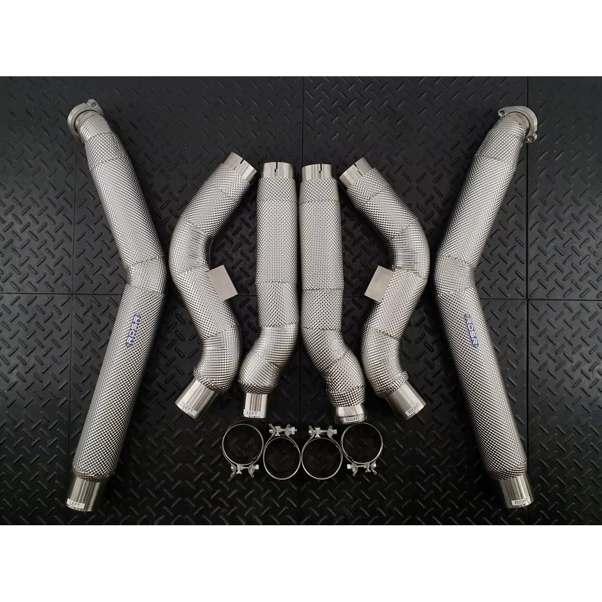 Redstar Mercedes E63 W212/CLS63 C218 Downpipes