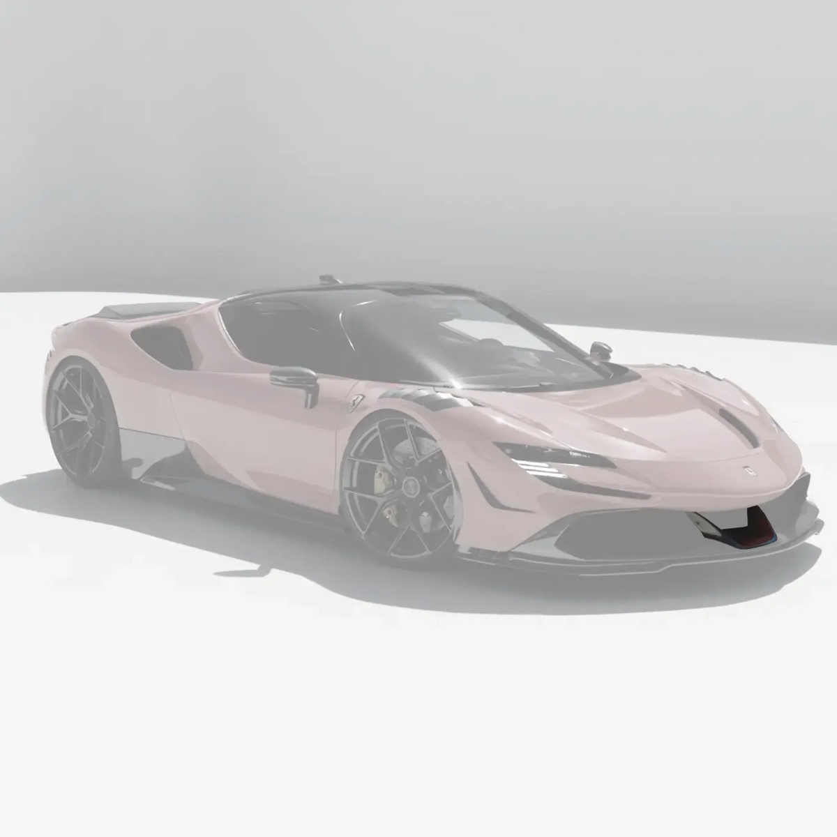 RYFT Carbon Fiber Front Center Duct - Ferrari SF90