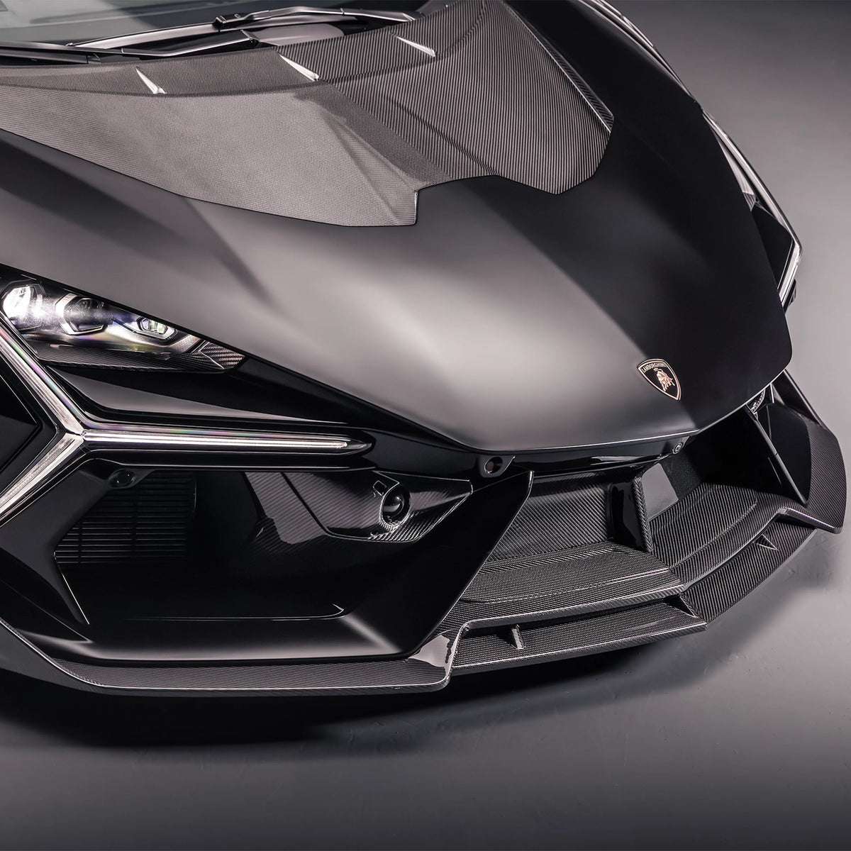 RYFT Carbon Fiber Front Air Dam Cover - Lamborghini Revuelto