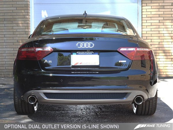 AWE Audi B8 2.0T Resonated Performance Downpipe for A4 / A5