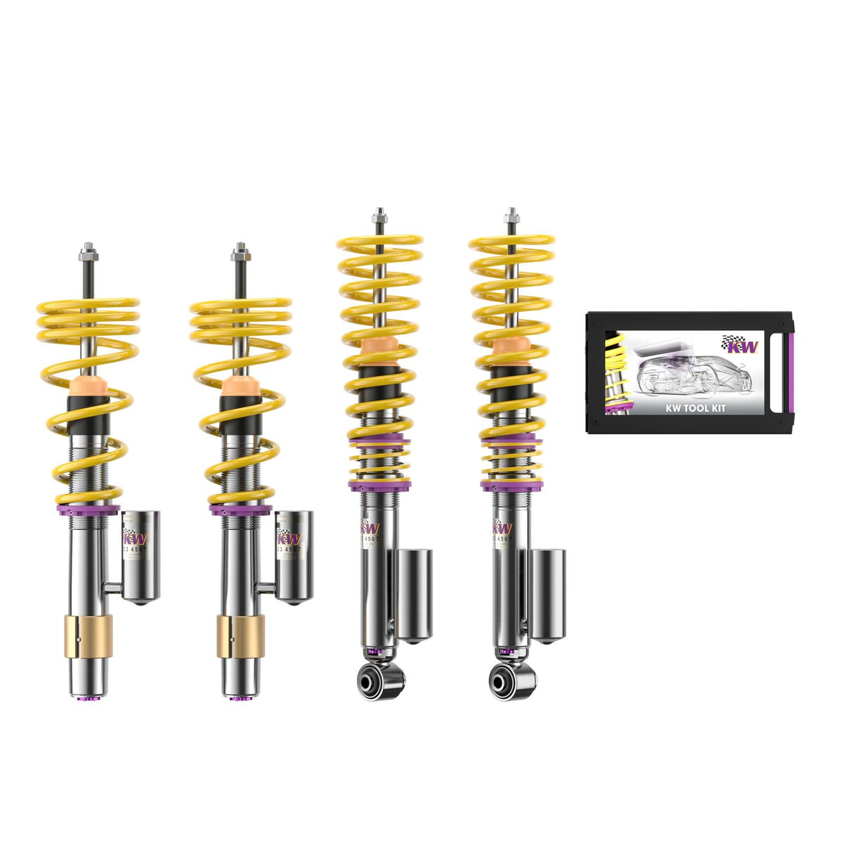 KW Coilover Kit V3 for 09/2004+ BMW 5 Series w/ Deactivation For Electronic Dampers
