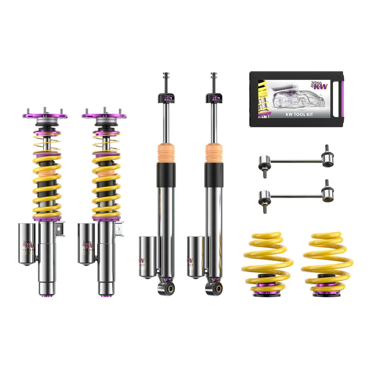 KW Coilover Kit V3 Clubsport for BMW 3 Series Coupe (E46) w/ Top Mounts