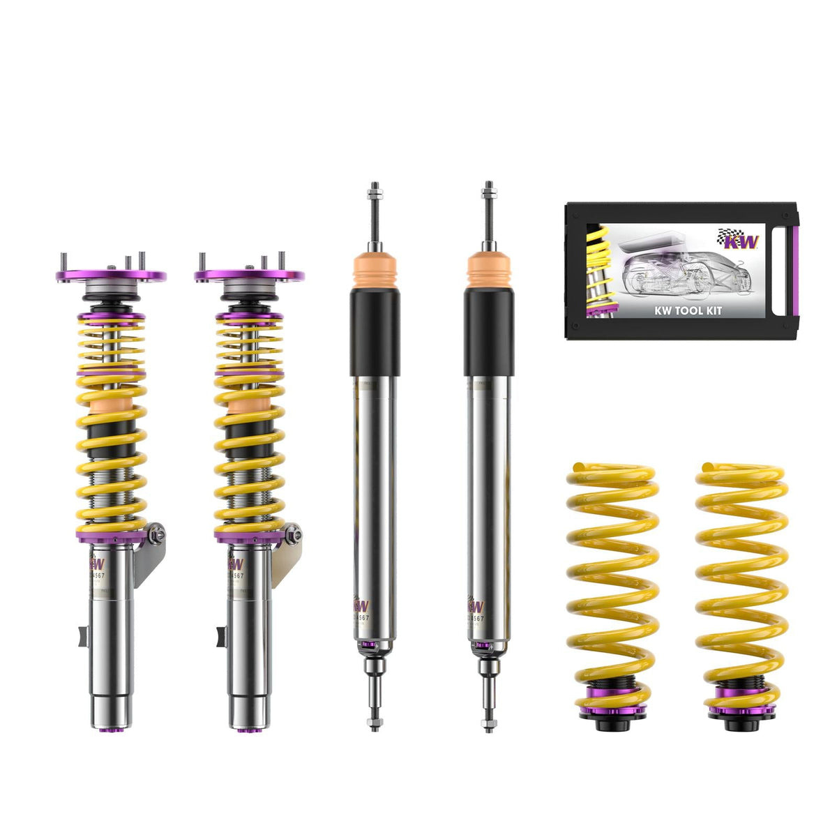 KW Coilover Kit V3 Clubsport for 10/2007+ BMW 1 Series Coupe (E82) w/ Top Mounts