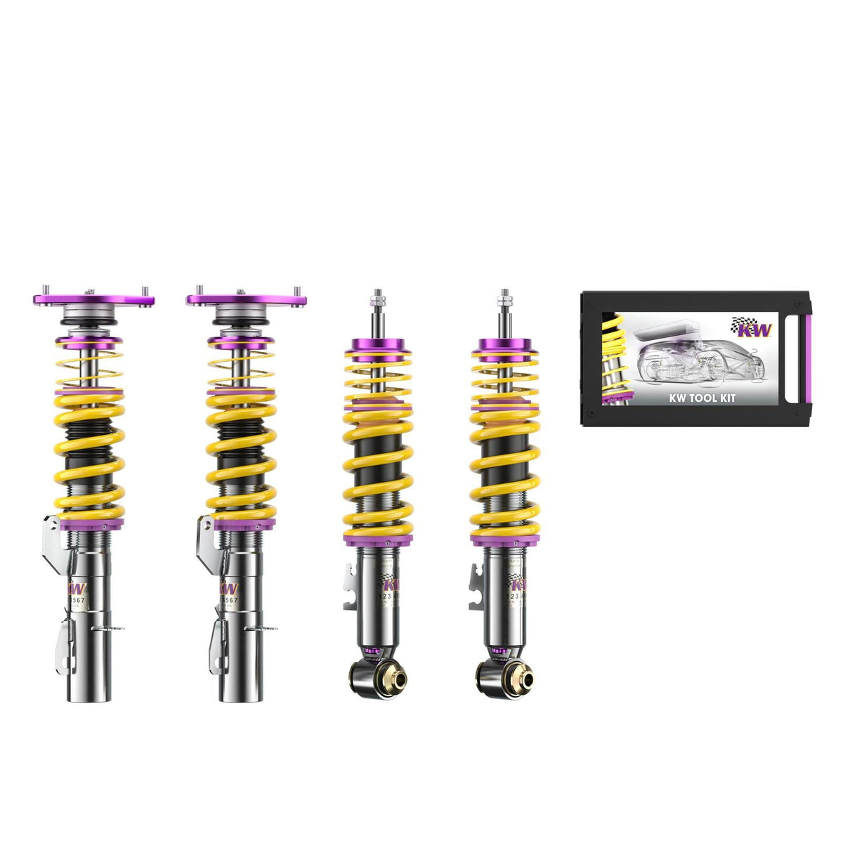 KW Coilover Kit V3 Clubsport for 09/2011+ Mini Coupe (R58) w/ Top Mounts