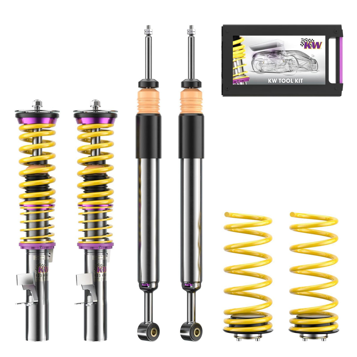 KW Coilover Kit V3 for 12/2005+ Ford Focus II (DA, HCP, DP)