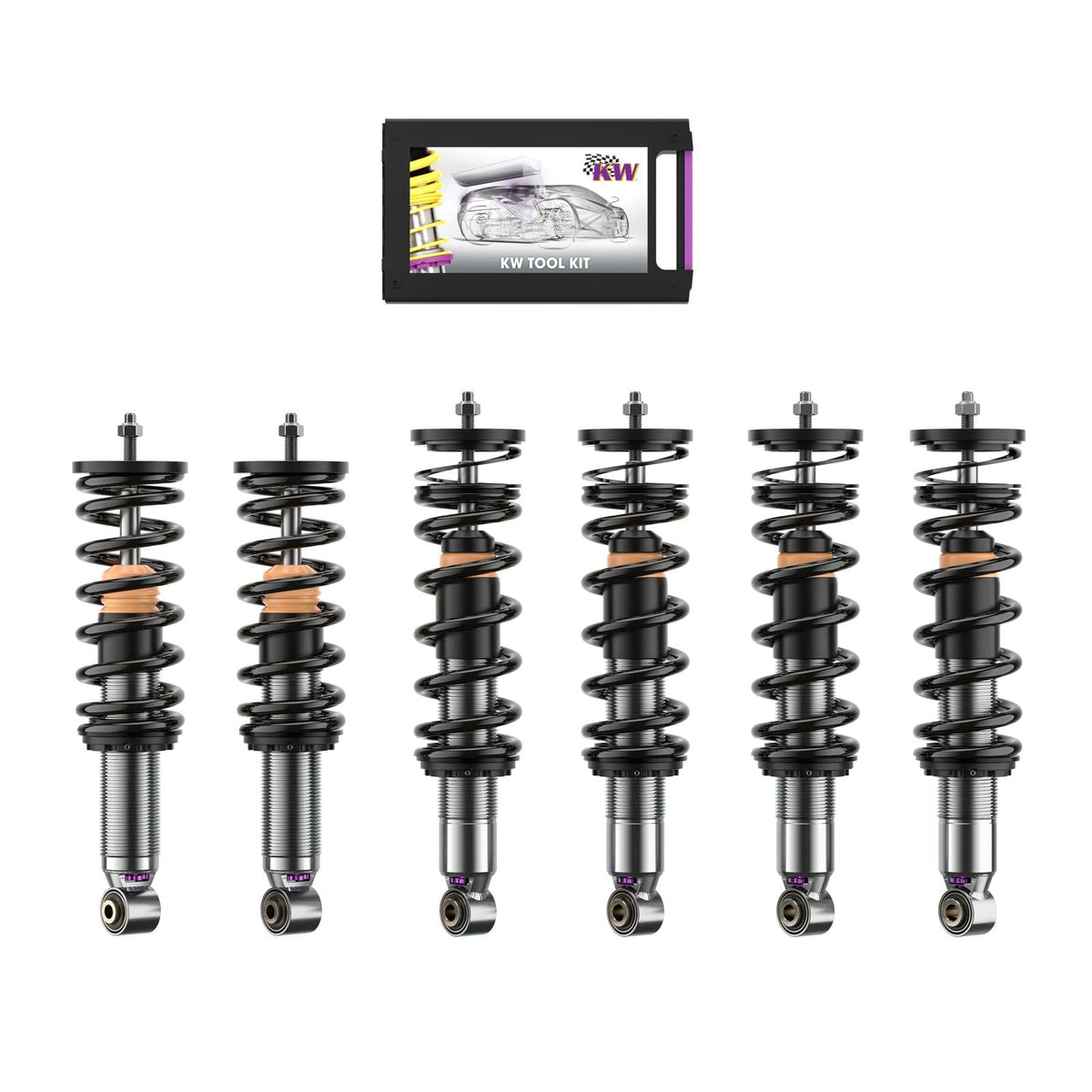 KW Coilover Suspension V3 Classic line for Ferrari Testarossa