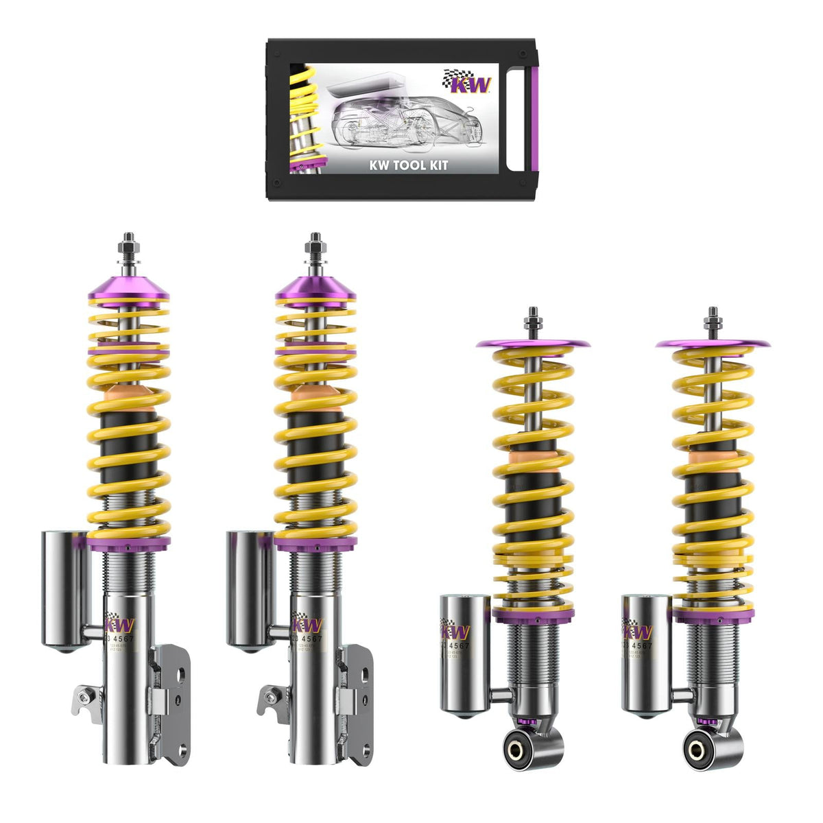 KW Coilover Kit V3 for 07/2008+ Subaru Impreza Hatchback (GR, GH, G3)