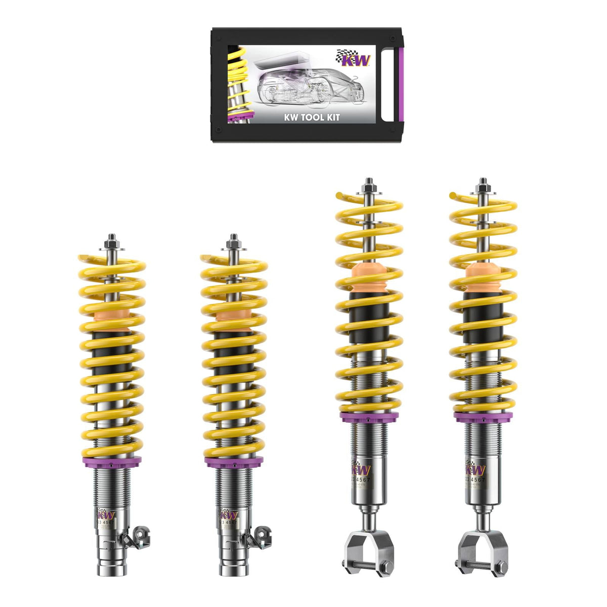 KW Coilover Kit V3 for 07/1992-09/1995 Honda Civic Mk V Hatchback (EG)