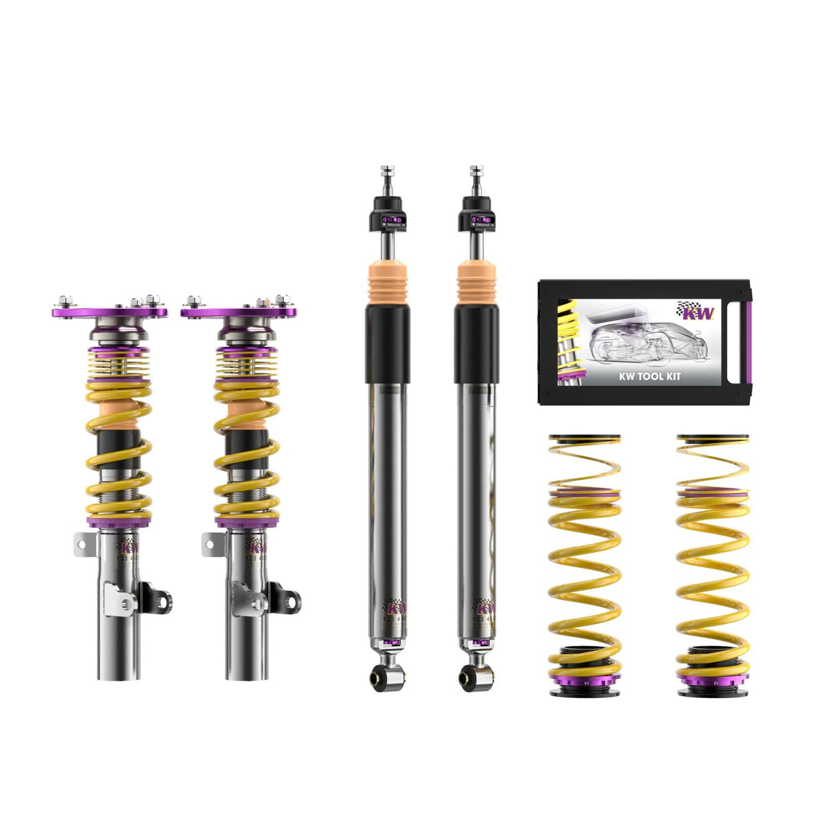 KW Coilover Kit V3 Clubsport for 09/2017+ Honda Civic X Hatchback (FC, FK) w/ Top Mounts