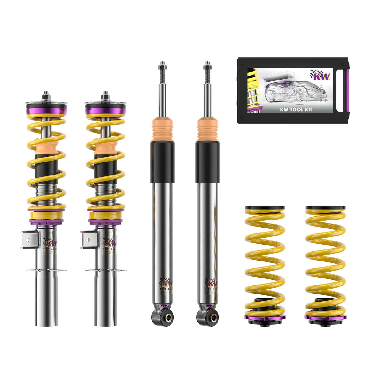 KW Coilover suspension V3 inox for Polestar Polestar 2 02/2019-