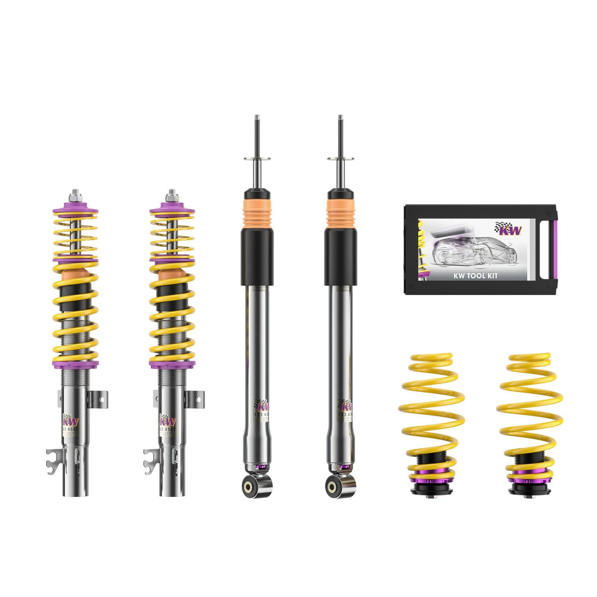 KW Coilover Kit V3 for 01/2018+ VW Up (121, 122, BL1, BL2, BL3, 123)
