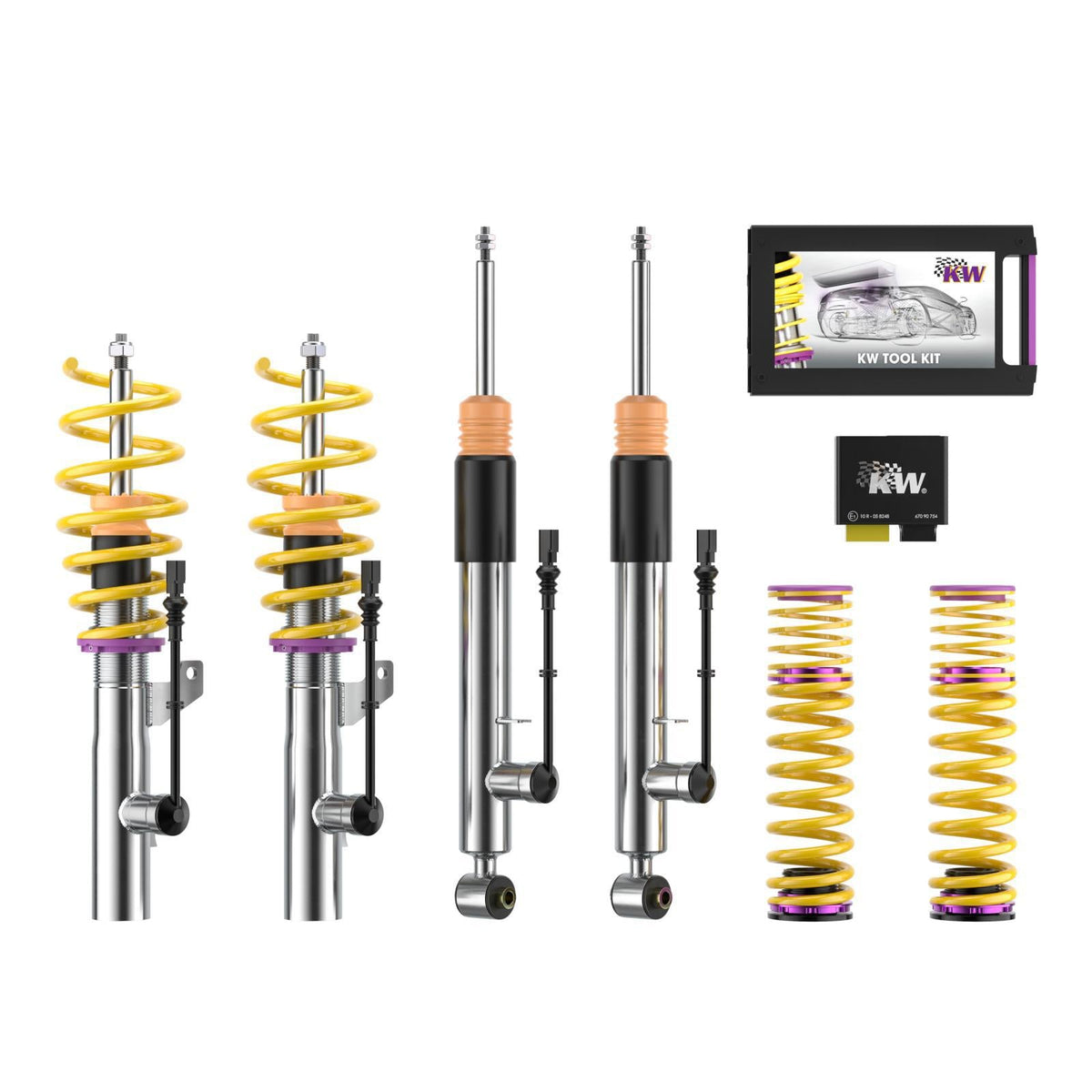 KW Coilover Kit DDC - ECU for 06/2015+ Audi A3 Sportback (8VA, 8VF)
