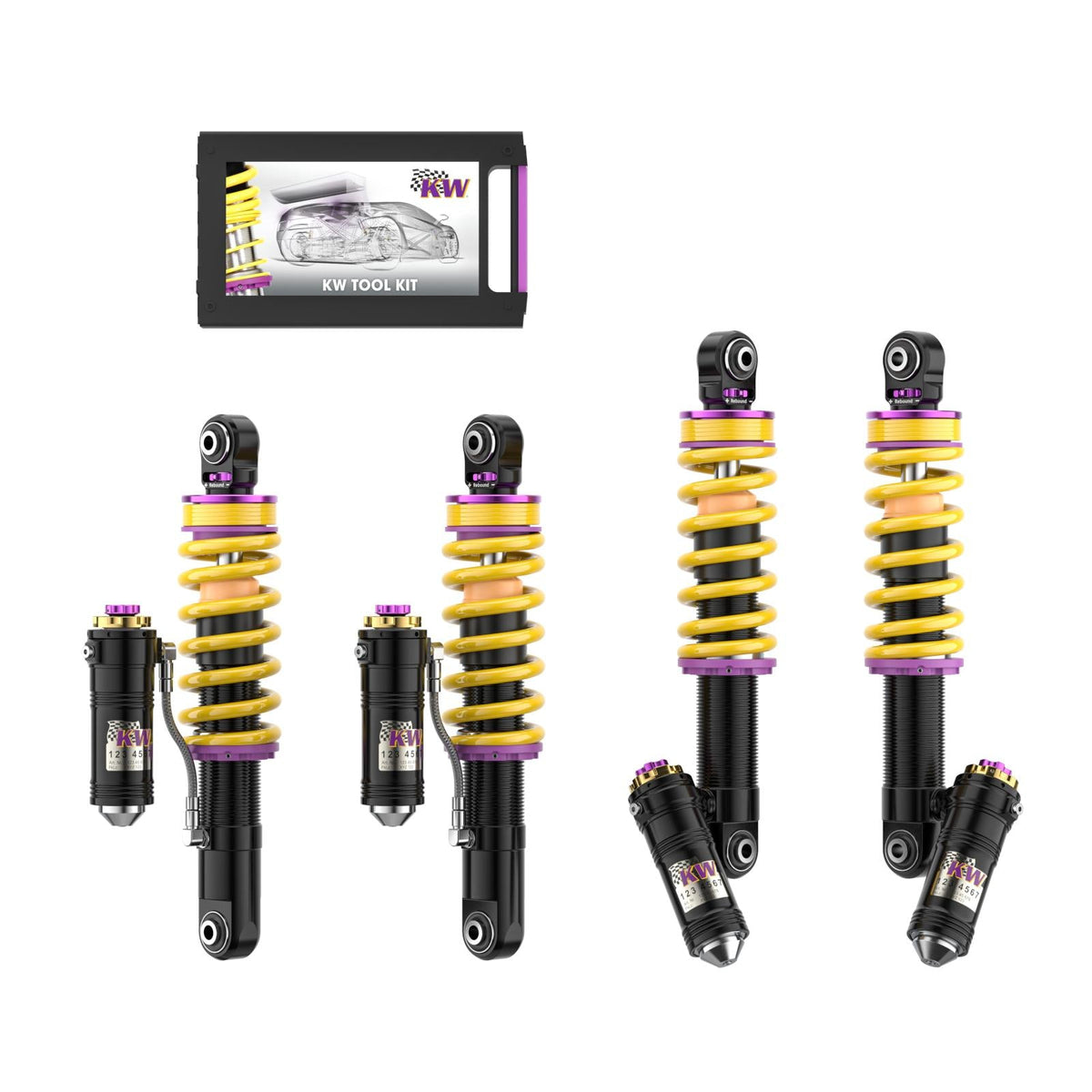 KW Coilover Kit V4 for 04/2009-04/2015 Audi R8 (422, 423)