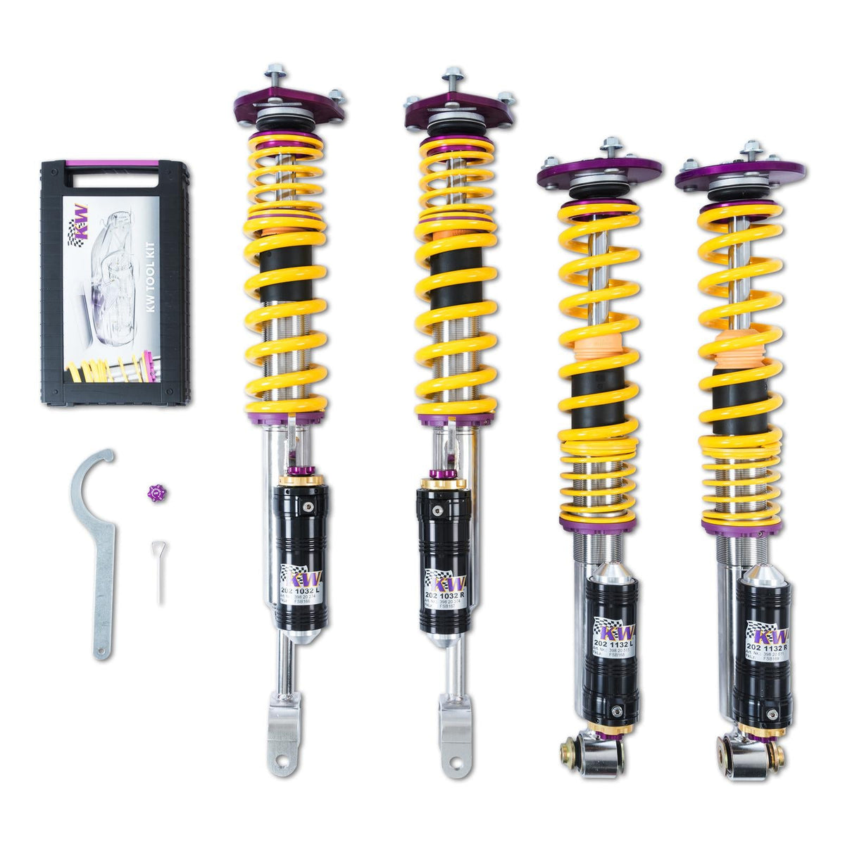 KW Coilover Kit V4 for 09/2011+ BMW 5 Series (F10) w/ Top Mounts