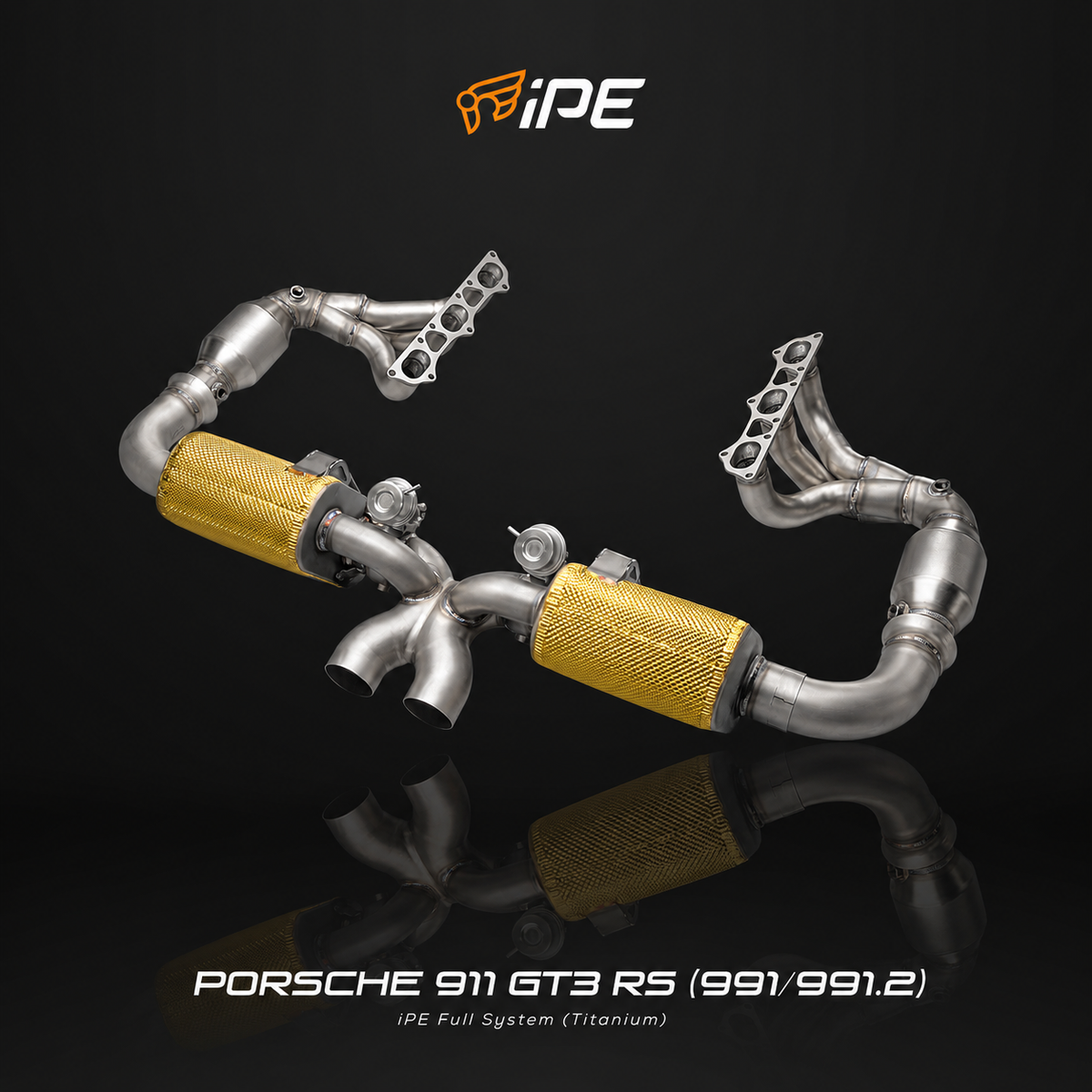 iPE Titanium Cat Back System - Porsche 911 GT3 and GT3 RS 997 and 911 GT3 and GT3 RS 991