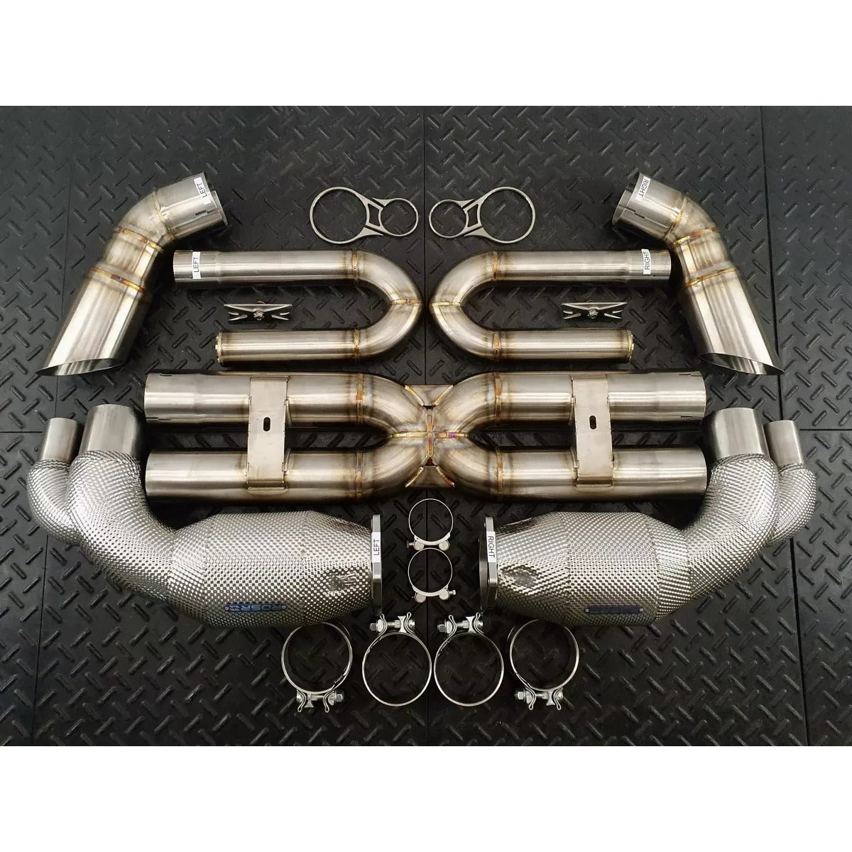 Redstar Porsche 997.1 911 Turbo Exhaust System