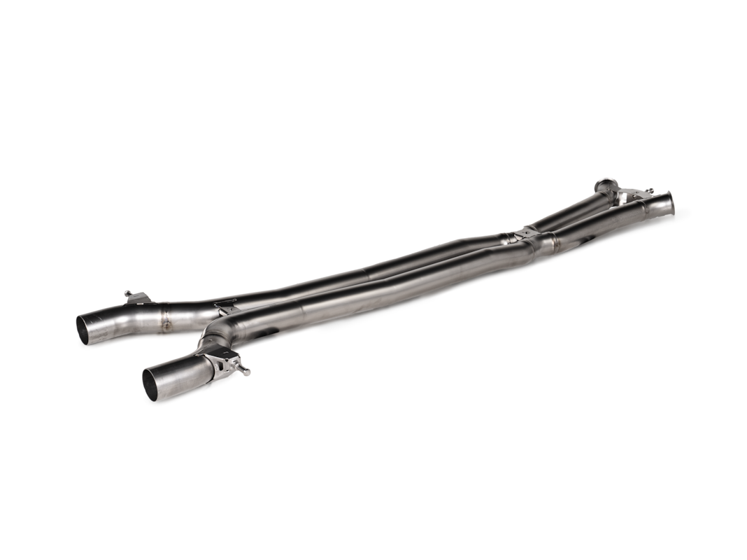 Akrapovic Link Pipe Set (Titanium) - Porsche Panamera, 4, 4 E-Hybrid, 4S E-Hybrid, GTS +2 more (976)