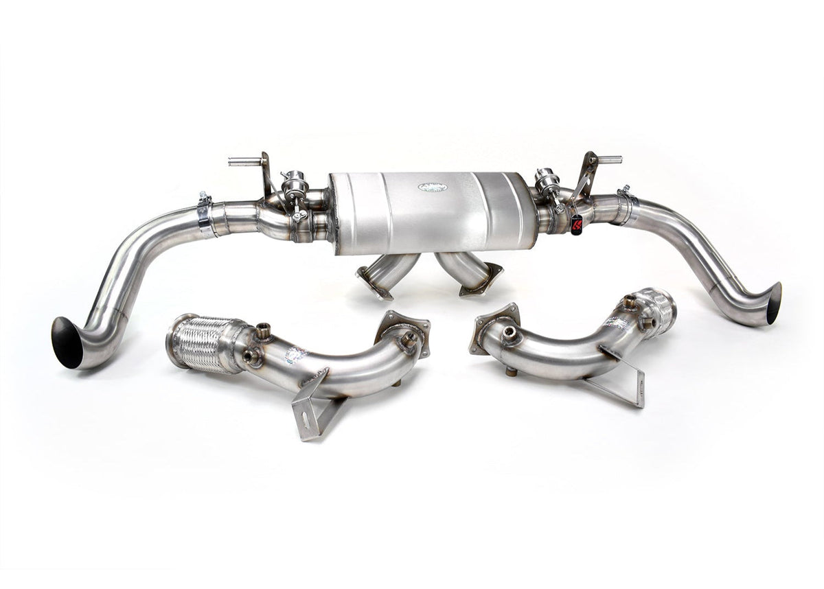 QuickSilver Sport Exhaust with Sound Architect OR GPF delete pipes (2020 on EURO Spec) - Audi R8 V10 (with GPFs)