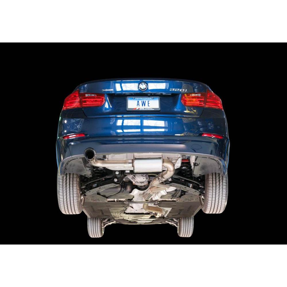 AWE Exhaust Suite for BMW F30 320i (Includes Performance Mid Pipe)