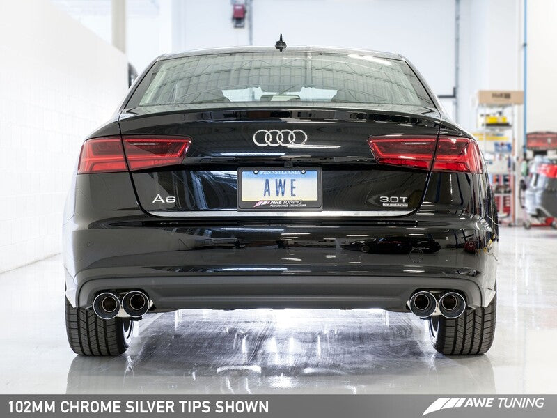AWE Exhaust Suite for Audi C7.5 A6 / A7 3.0T - Quad Outlet