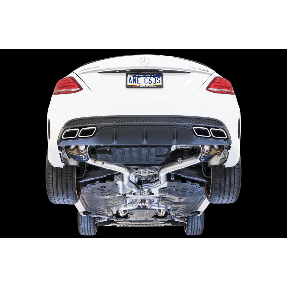 AWE Exhaust Suite for 2015-2018 Mercedes-Benz W205 AMG C63/S - No Tips