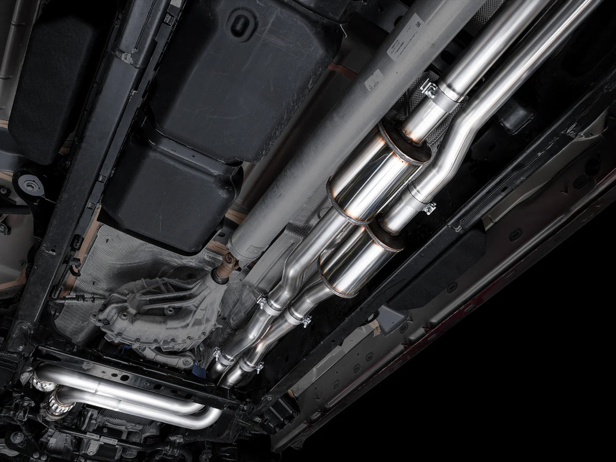 AWE 0FG Catback Exhaust for 2025+ RAM 1500 3.0TT Standard and High Output - Chrome Silver Tips