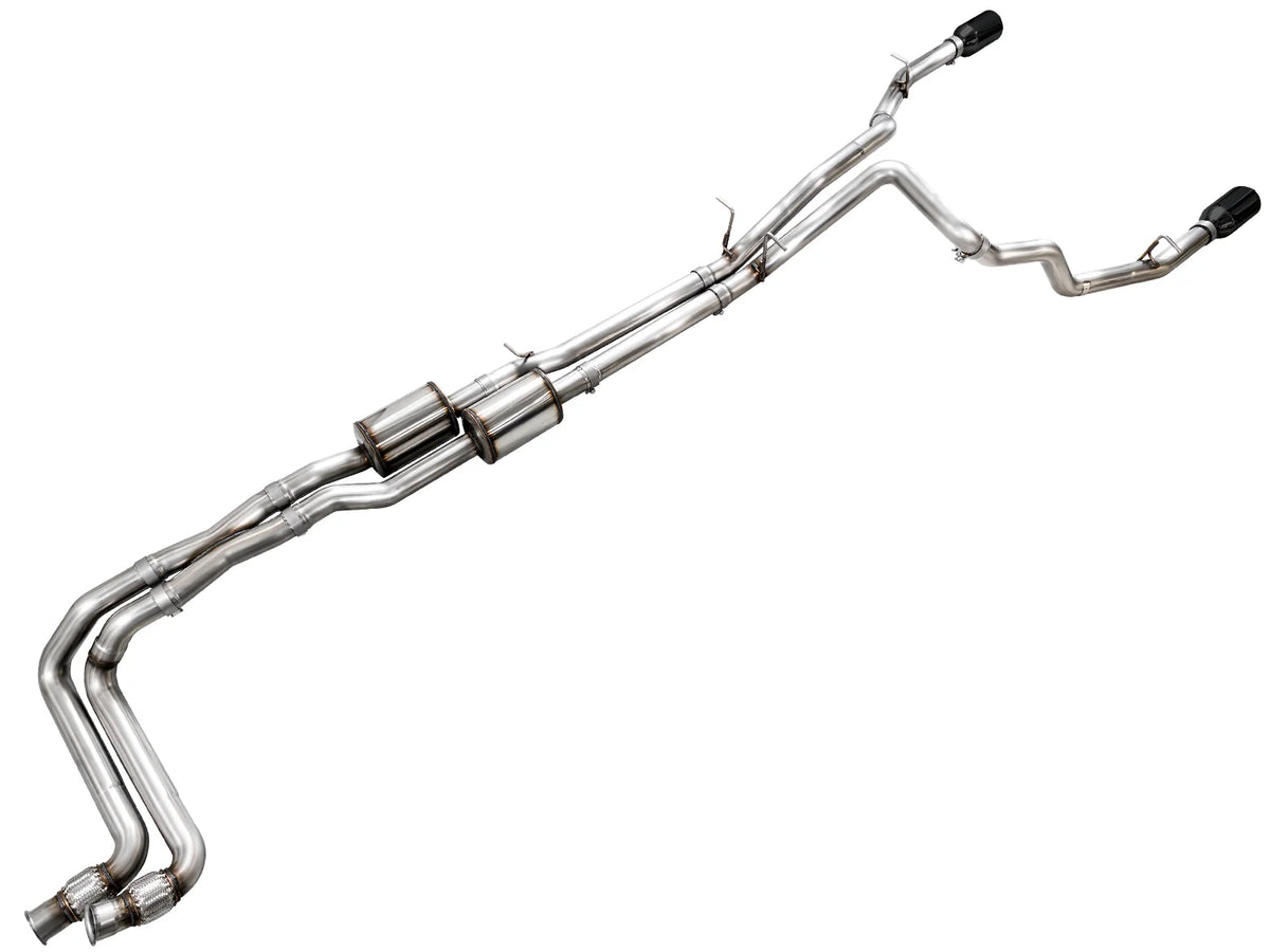 AWE 0FG Catback Exhaust for 2025+ RAM 1500 3.0TT Standard and High Output - Diamond Black Tips