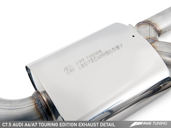 AWE Exhaust Suite for Audi C7.5 A6 / A7 3.0T - Quad Outlet