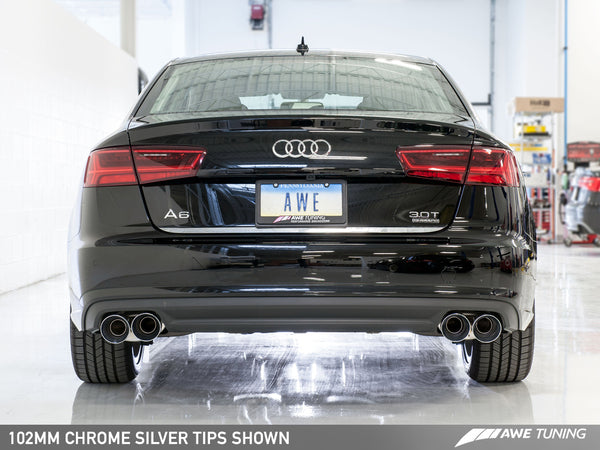 AWE Exhaust Suite for Audi C7.5 A6 / A7 3.0T - Quad Outlet