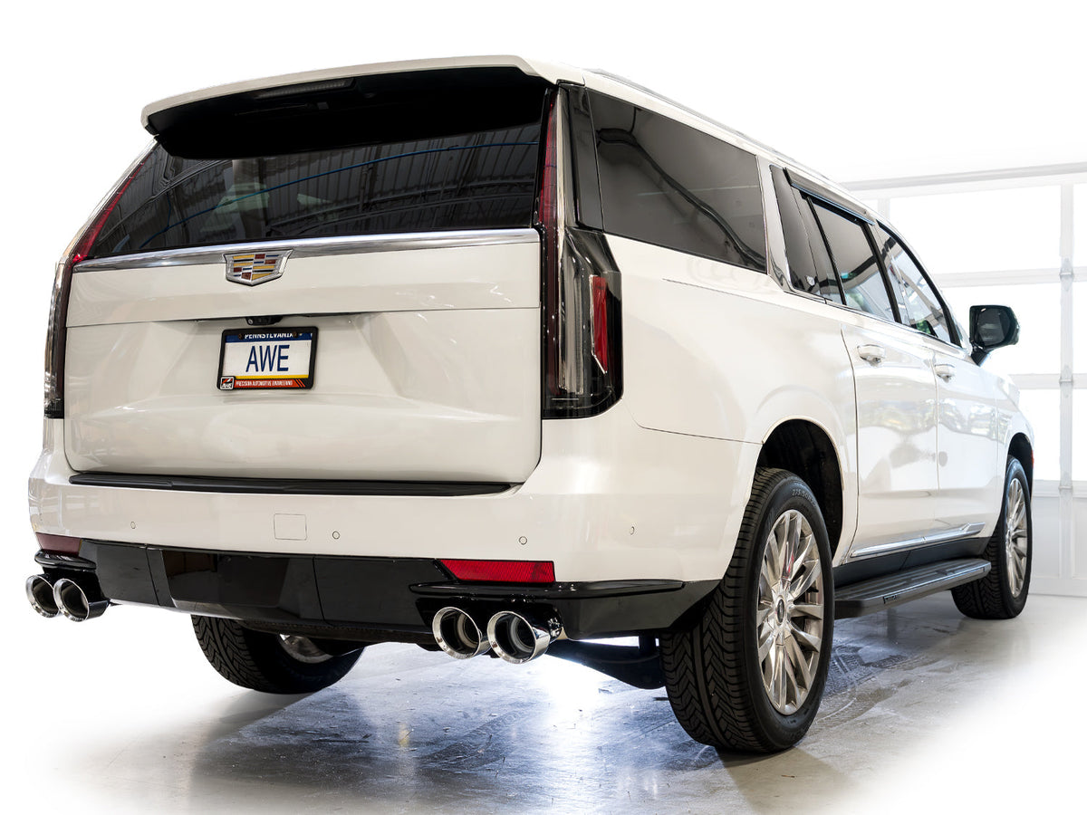 AWE 0FG Exhaust Suite for the '21+ Cadillac Escalade & Escalade ESV 6.2L