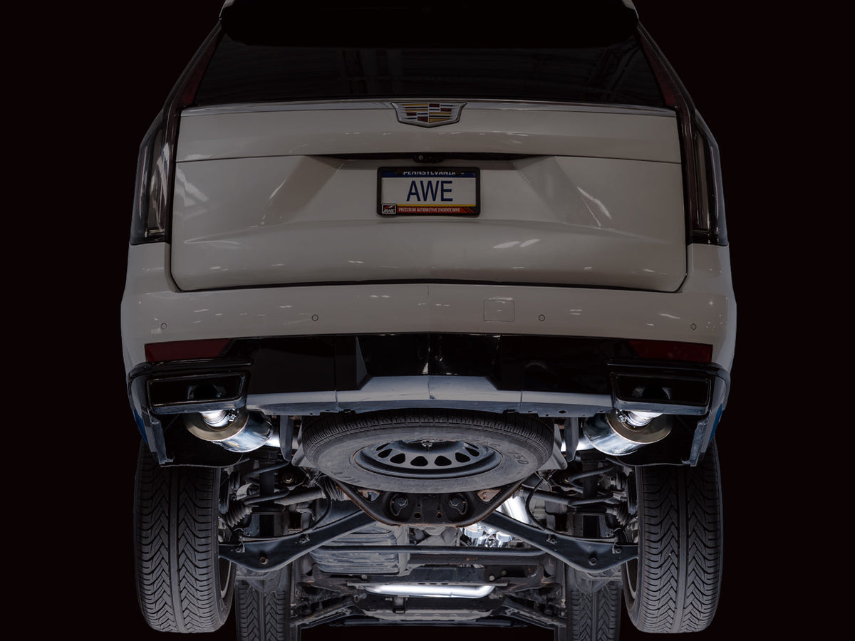 AWE 0FG Exhaust Suite for the '21+ Cadillac Escalade & Escalade ESV 6.2L