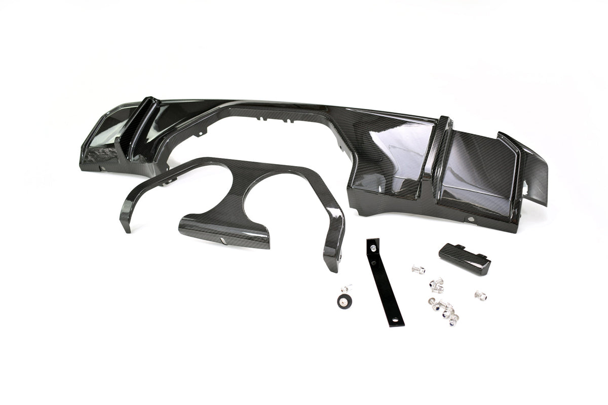 Quicksilver BMW M4 G82 G83 (2021 on) Centre Exit Sport Exhaust with Sound Architect™ Inc. Carbon Diffusor Kit with OR without OPF delete pipes.
