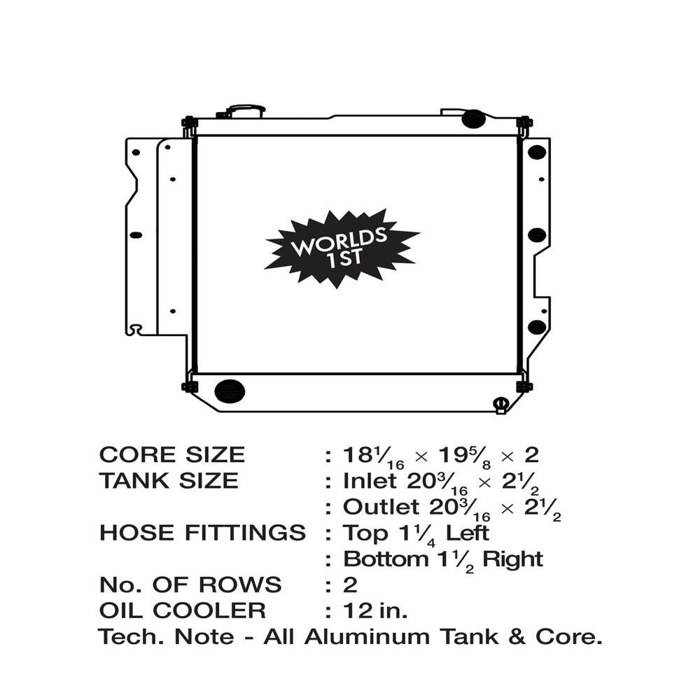 CSF 05-06 Jeep Wrangler Heavy Duty (AT & MT) High-Performance All-Aluminum Radiator