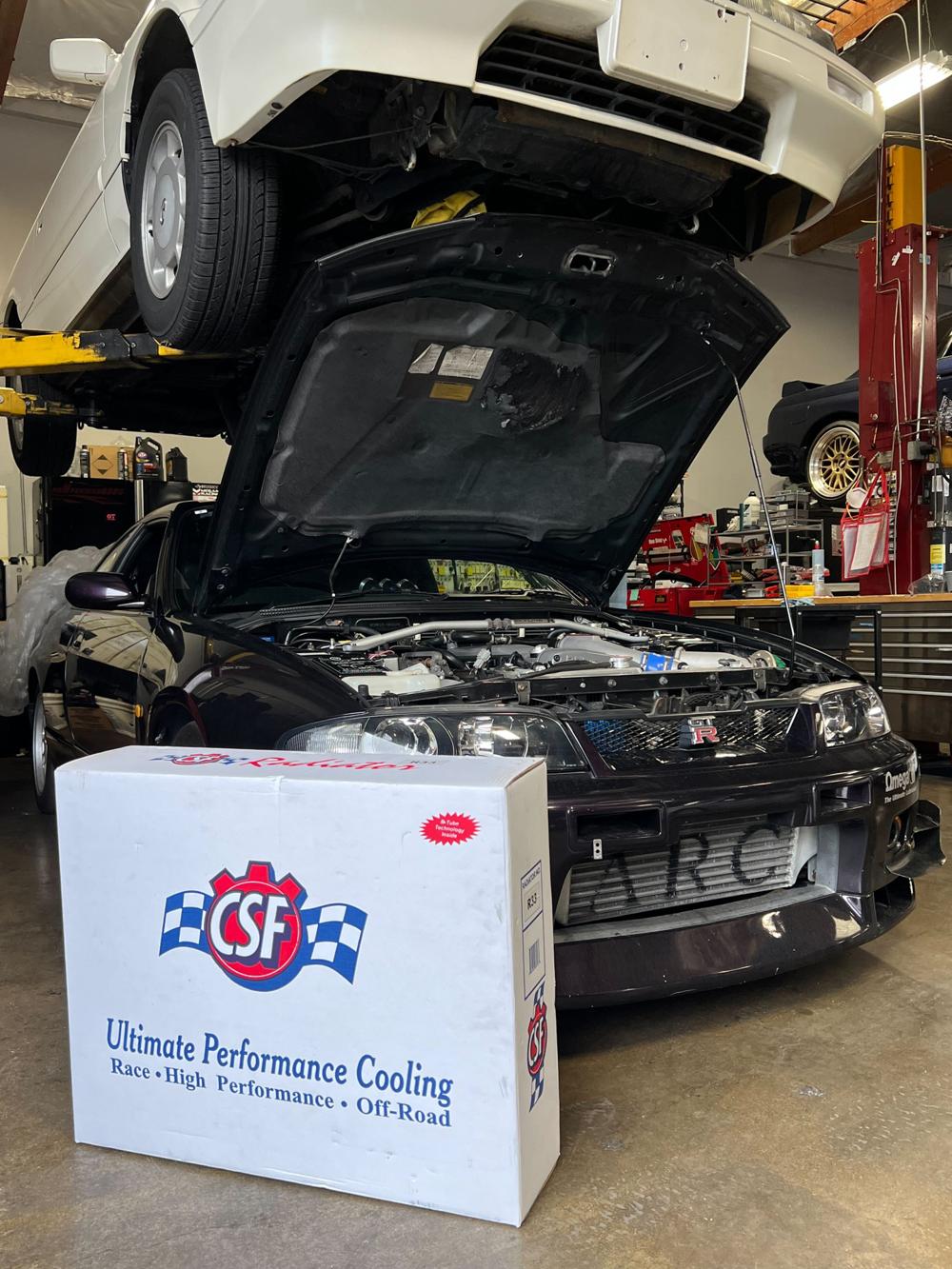 CSF R33 Skyline GT-R/GTS Full Billet Aluminium High-Performance Radiator