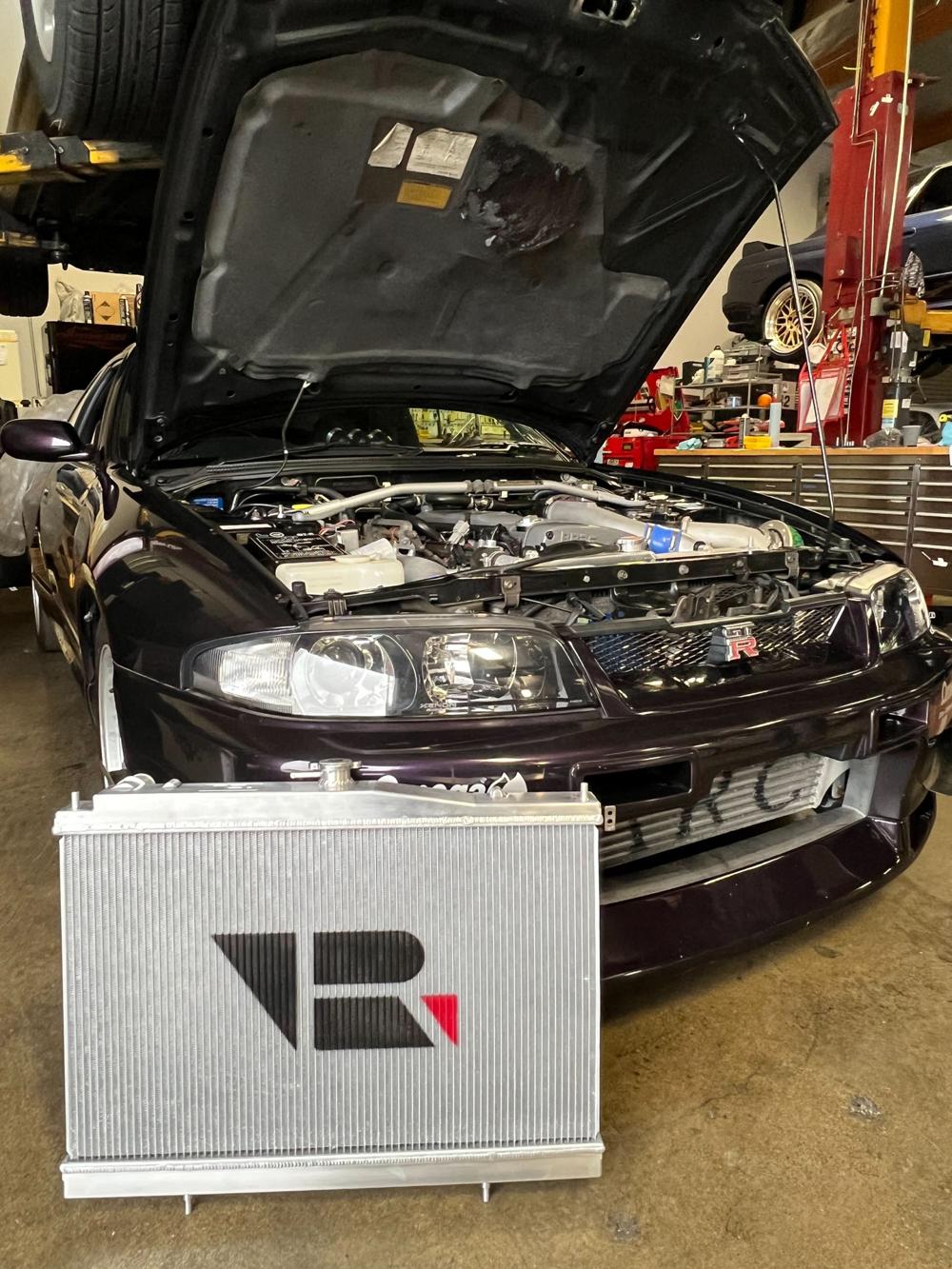 CSF R33 Skyline GT-R/GTS Full Billet Aluminium High-Performance Radiator