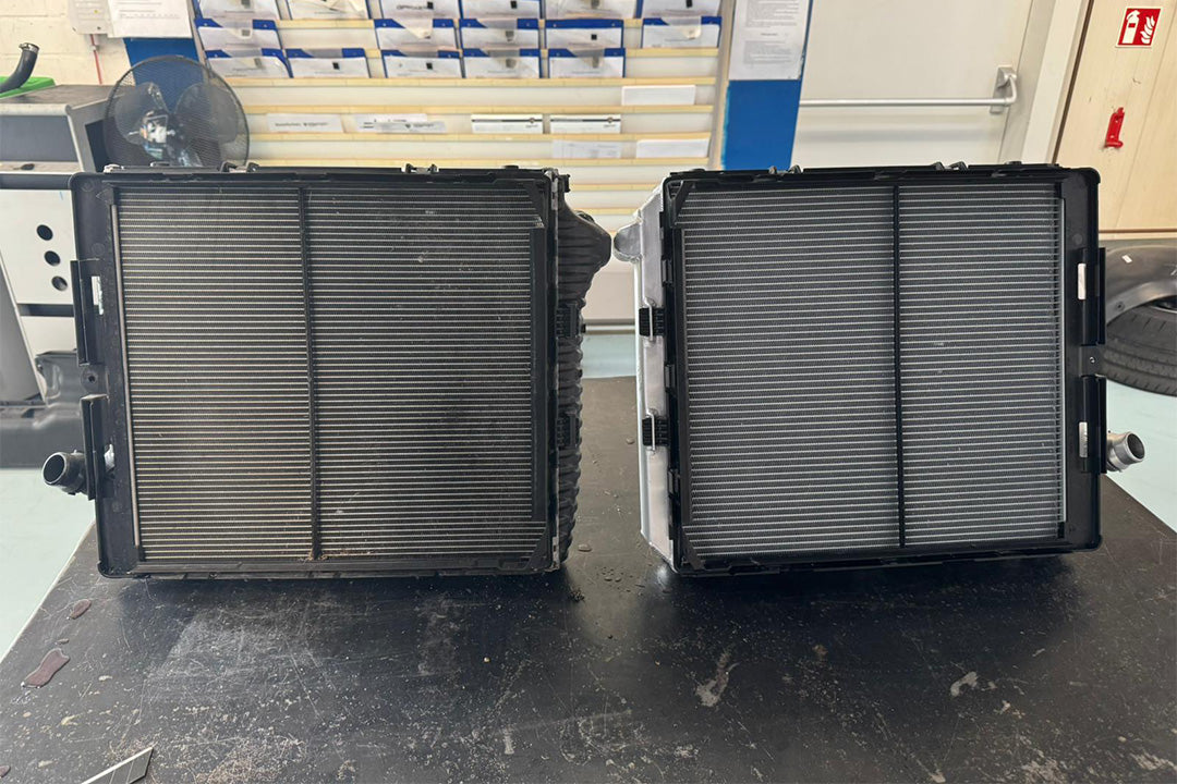 CSF Porsche 992 911 High-Performance All-Aluminum Radiator - Left