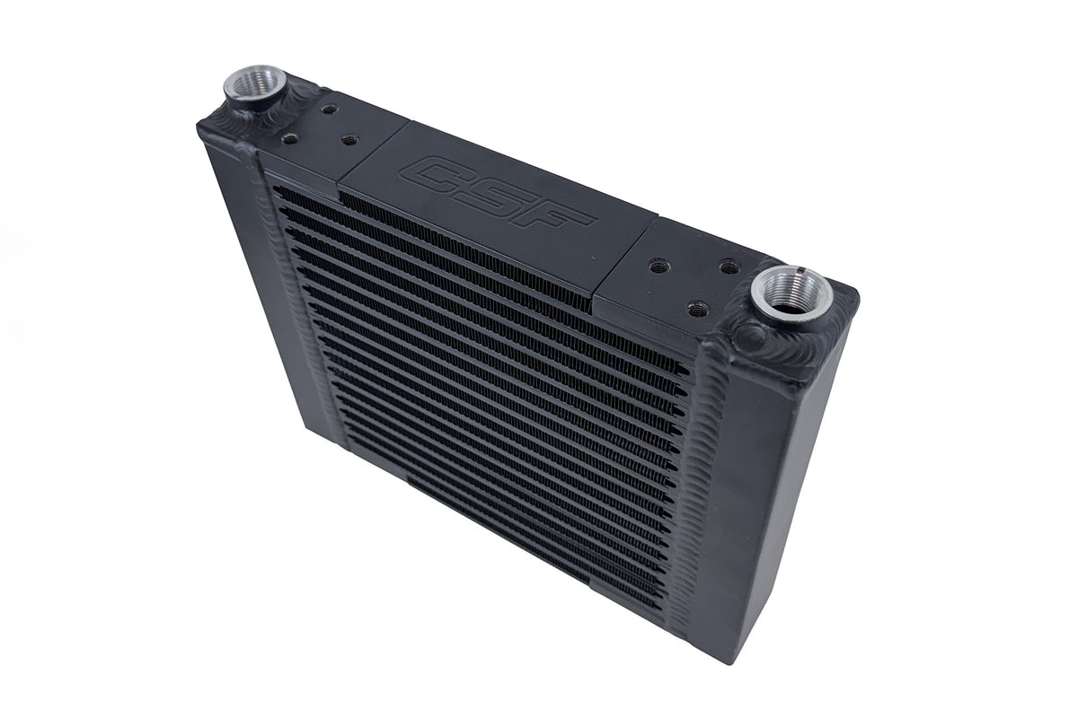 CSF Universal Large Single-Pass Oil Cooler / M22 x 1.5 / 12.0L x 9.33H x 2.16W