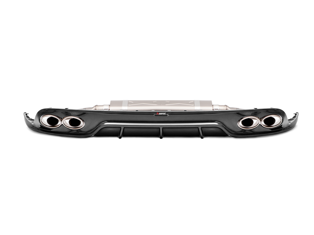 Akrapovic Rear Carbon Fibre Diffuser for Porsche 991.2 Turbo / Turbo S