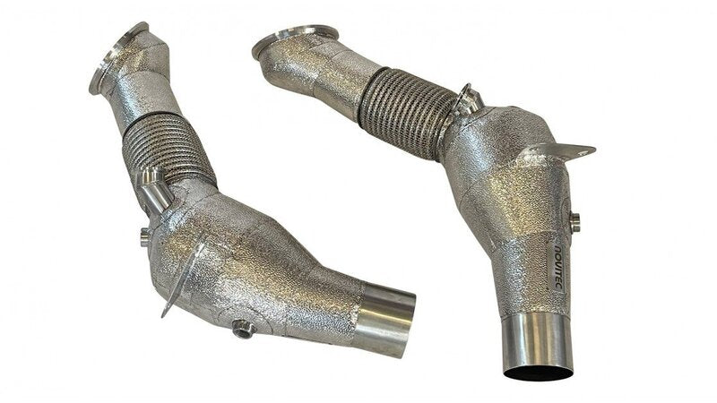 Ferrari SF90 Stradale/Spider | Sport Metal Catalysts Set - Gold Plated Inconel