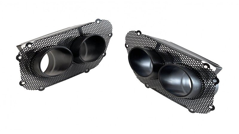 Ferrari 812 Superfast/GTS | Novitec Tailpipes Set with New Mesh-Insert - Polished