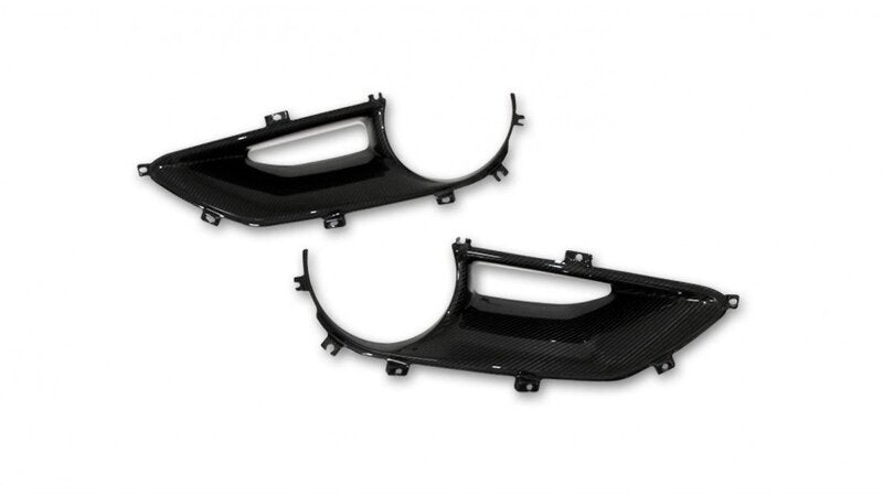Ferrari 488 Spider/GTB | Rear Air-Outlet Side Set - Visible Carbon