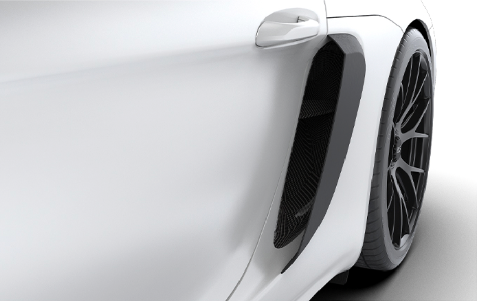 1016 Industries Porsche GT4RS Side Intake Inner Trim (Carbon Fibre)