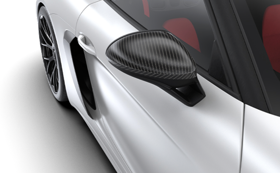1016 Industries Porsche 718 Spyder RS Mirror Caps (Carbon Fibre)