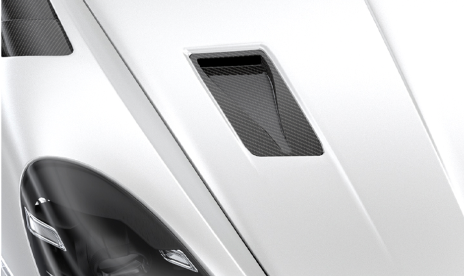 1016 Industries Porsche 718 Spyder RS Hood Vents (Carbon Fibre)